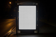 Bus Stop Billboard Mockup, an Advertising Mockup by Designer Dude (Thumbnail 2 of 2)