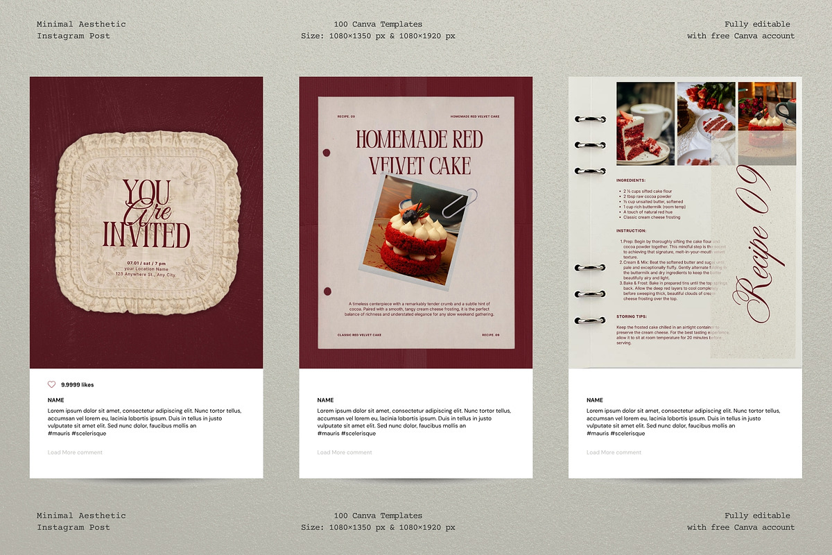 Modern Elegance Canva Social Kit, a Social Media Template by Pani Temp. (Photo 9 of 16)