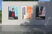 Urban Fashion Poster Wall Mockup, an Advertising Mockup by Unerispace (Thumbnail 4 of 5)