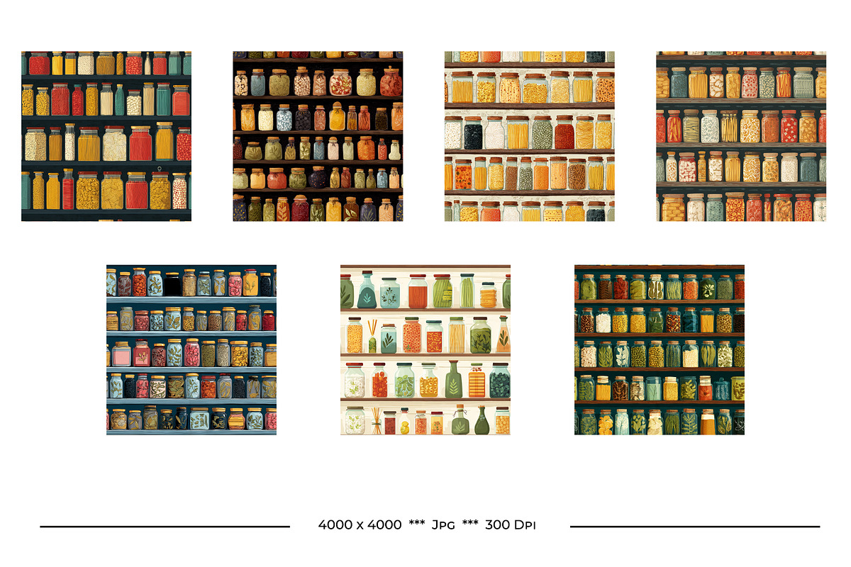 Stuff of Shelves Bundle, a Pattern Graphic by karenfoleyphoto (Photo 6 of 9)