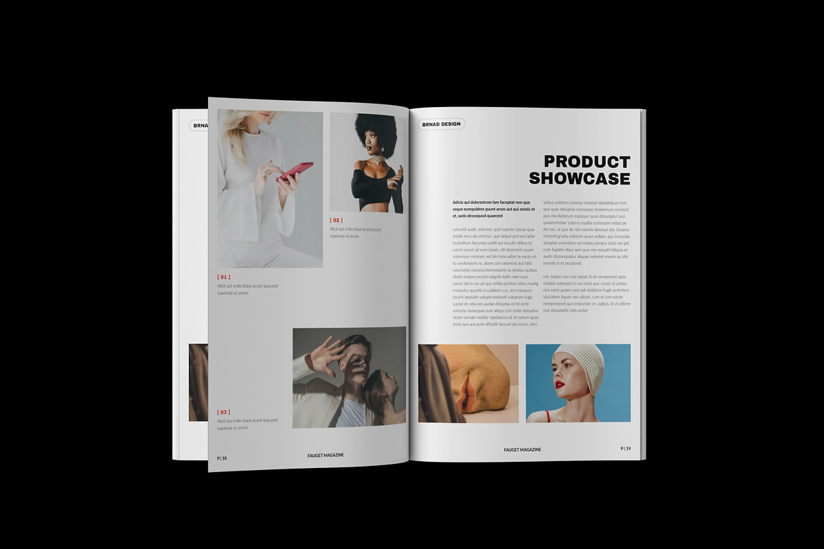 AURA Magazine Brochure Template, a Brochure Template by NorthPeak (Photo 8 of 14)