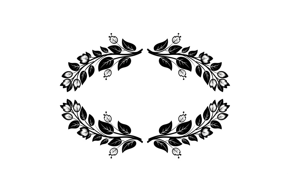 Vintage Floral Frame Vector Bundle, an Illustration by Designs_River (Photo 15 of 51)
