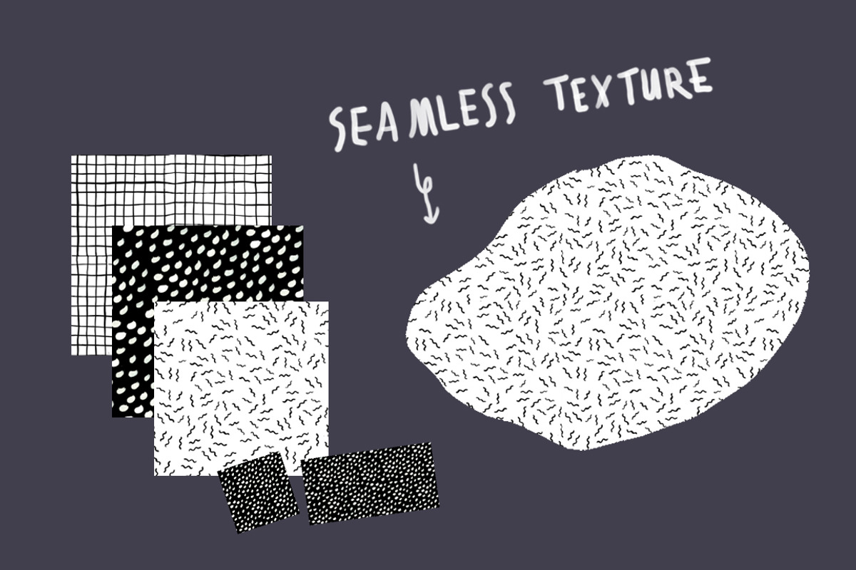 Ink-Graphic/Doodle Seamless Patterns, a Pattern Graphic by aniunova (Photo 5 of 5)