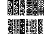 Black Lasercut Panel Bundle, an Object Graphic by Designer_Momina (Thumbnail 10 of 13)