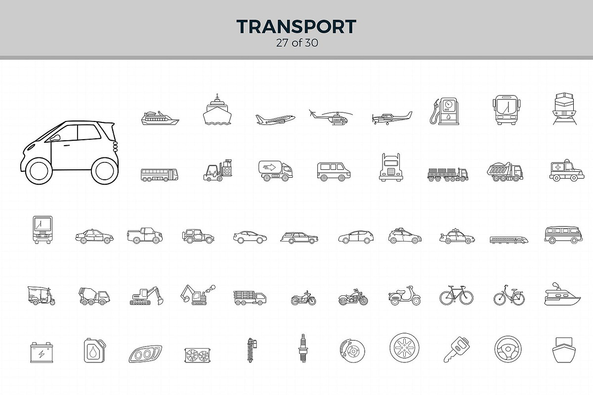 Jumbo Line Icons Pack, an Outline Icon by Jumbo Icons (Photo 28 of 48)