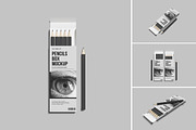High Quality Pencils Box Mockup, a Packaging Mockup by AndikaGraphic (Thumbnail 1 of 6)