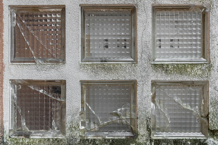 Shattered glass window, an Architecture Photo by KYNA STUDIO