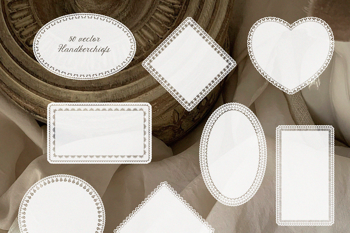 Lace Atelier | Vector Lace Frames, an Object Graphic by AnMark (Photo 7 of 15)