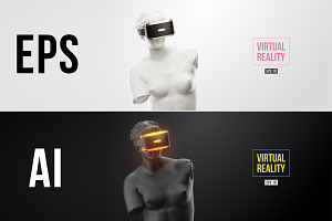 VR headset. Virtual reality, Venus