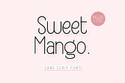 Sweet Mango, a Sans Serif Font by Letterafa Studio (Thumbnail 1 of 7)
