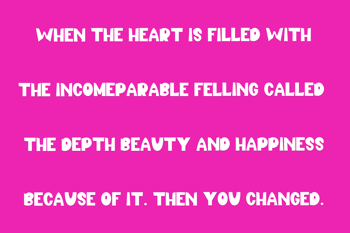 Home Pink, a Sans Serif Font by InermediaSTUDIO (Photo 2 of 7)