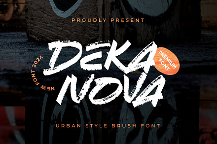 Dekanova - Brush Font, a Handwritten Font by Lettermine