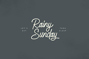Theory Font, a Script Font by vuuuds (Thumbnail 5 of 6)