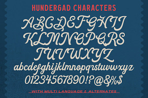 Hundergad Script Font