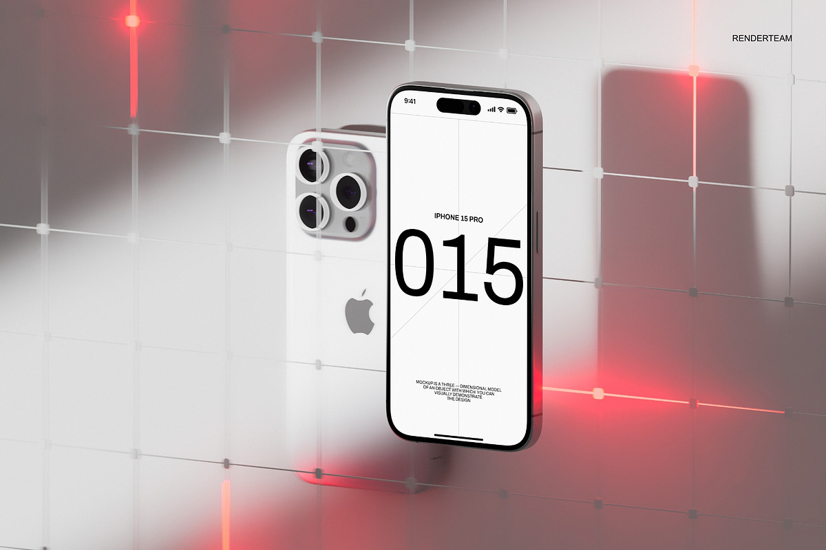 MacBook and iPhone Mockup Set, an iPhone Mockup by Renderteam (Photo 14 of 17)