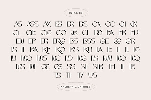 Kaldera - Modern Sans Serif Display