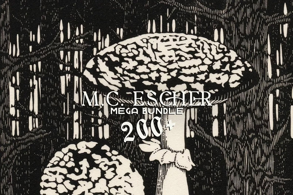 Maurits Cornelis Escher Mega Bundle, a Person Illustration by Digital Museum (Photo 4 of 11)