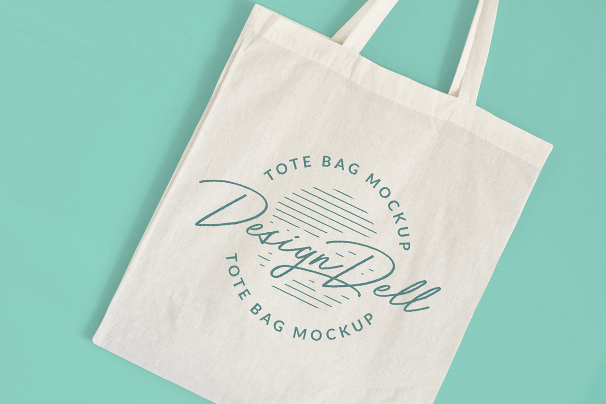 Tote Bag Mockup, an Apparel Mockup by Designdell (Photo 2 of 2)