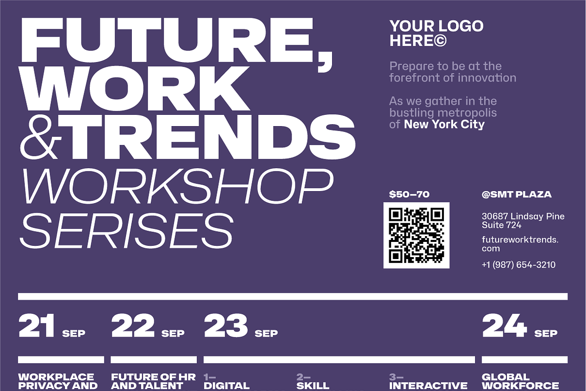 Event Calendar Schedule Poster, a Flyer Template by Danil Polshin (Photo 9 of 9)