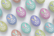 Easter Eggs and Postcard Mockup, an Advertising Mockup by Graphic Deal (Thumbnail 5 of 10)