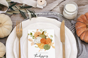 Pumpkin Harvest Thanksgiving Clipart