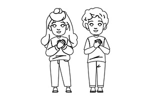 child kid honesty vector, a Person Illustration by pikepicture