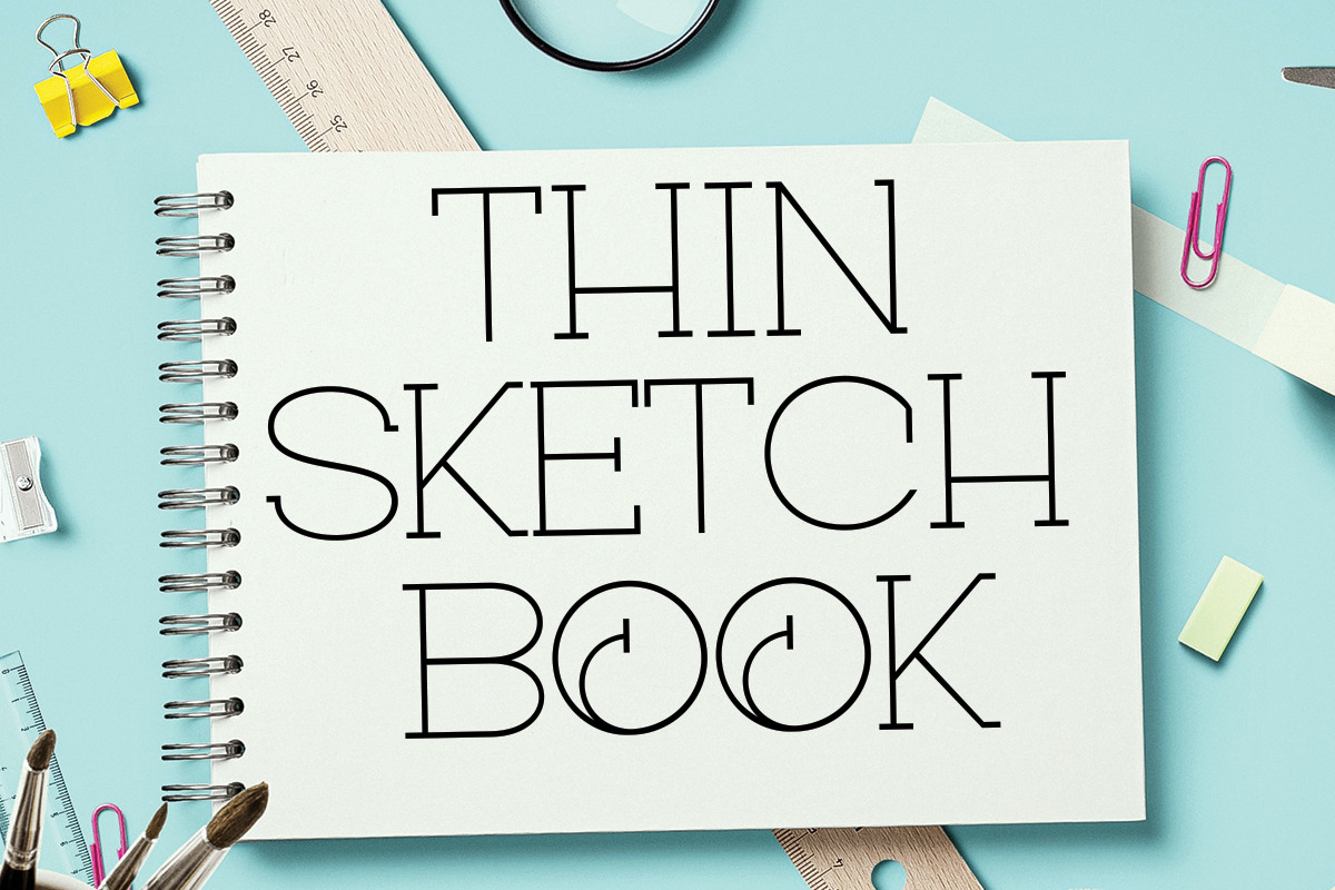 Practice Sketch, a Sans Serif Font by Bramcreative (Photo 7 of 10)