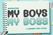 My Boys My Boss, a Slab Serif Font by Bramcreative (Thumbnail 10 of 10)