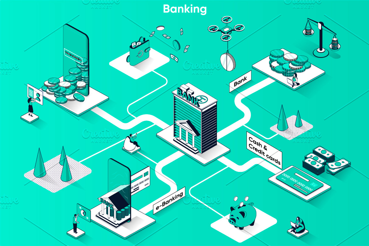 Isometric 3D Vector Illustrations, a Templates & Theme by alexdndz (Photo 3 of 32)