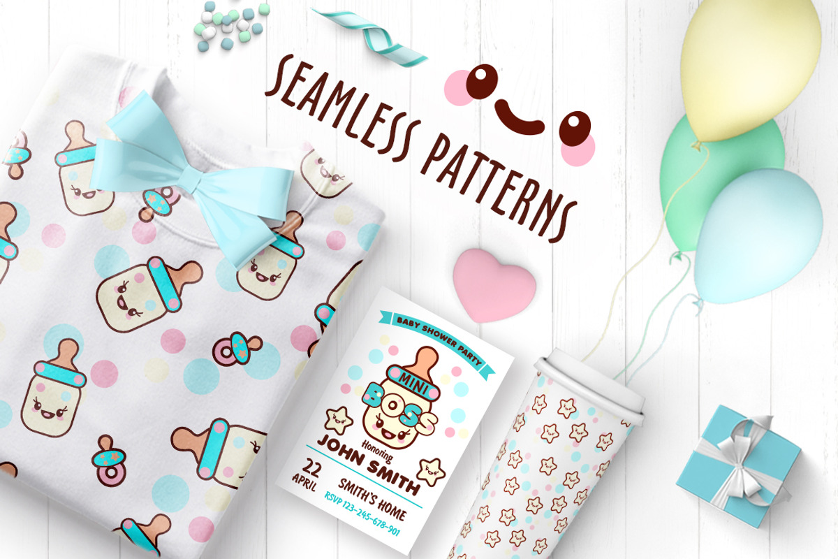 Collection of cute prints for boys, an Object Graphic by Kseniia Kuznetsova (Photo 5 of 5)