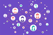 Social Media Concept Illustration, a Person Illustration by vekstok (Thumbnail 2 of 6)