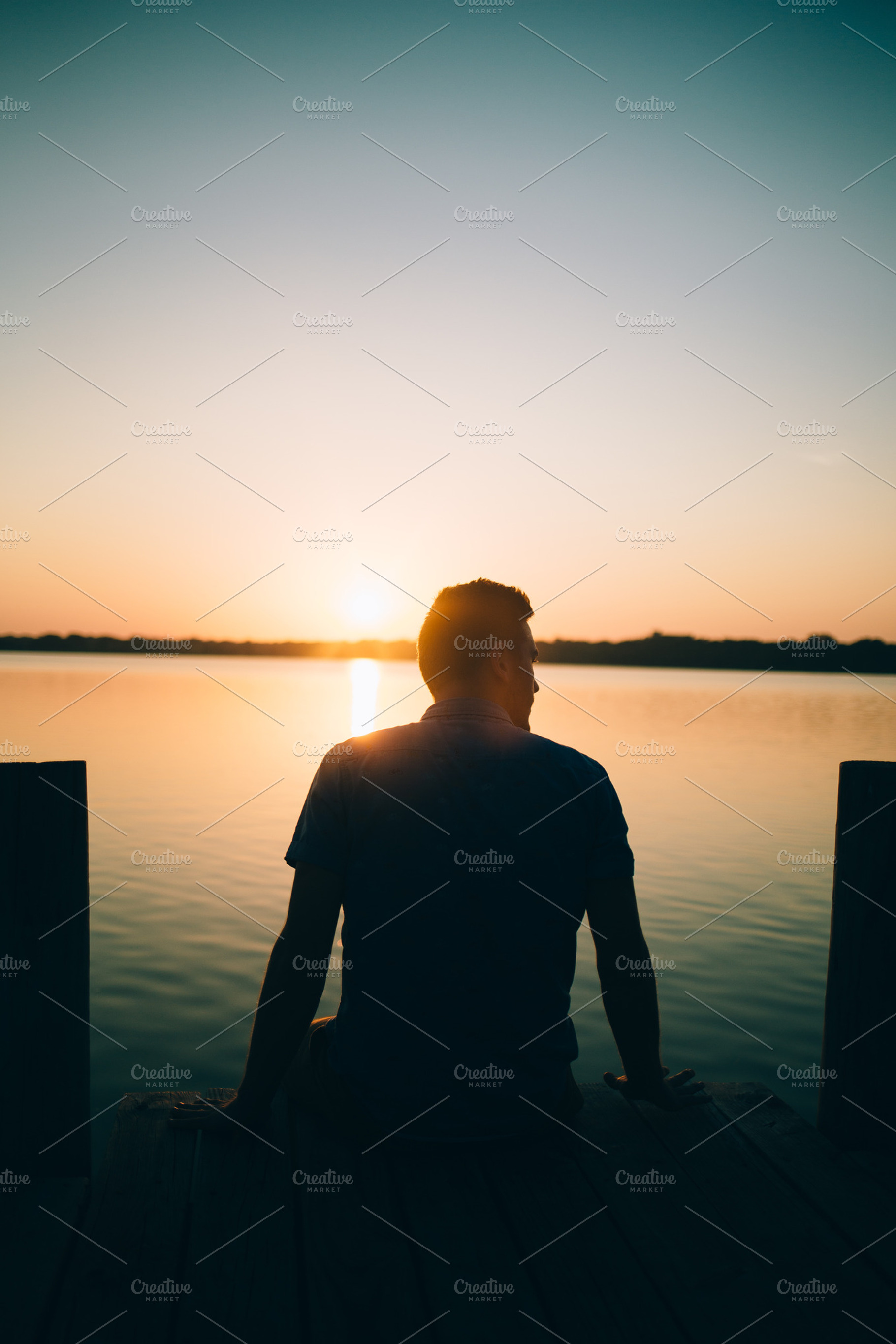 Man At Sunrise