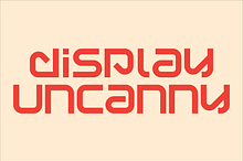 Display Uncanny Font