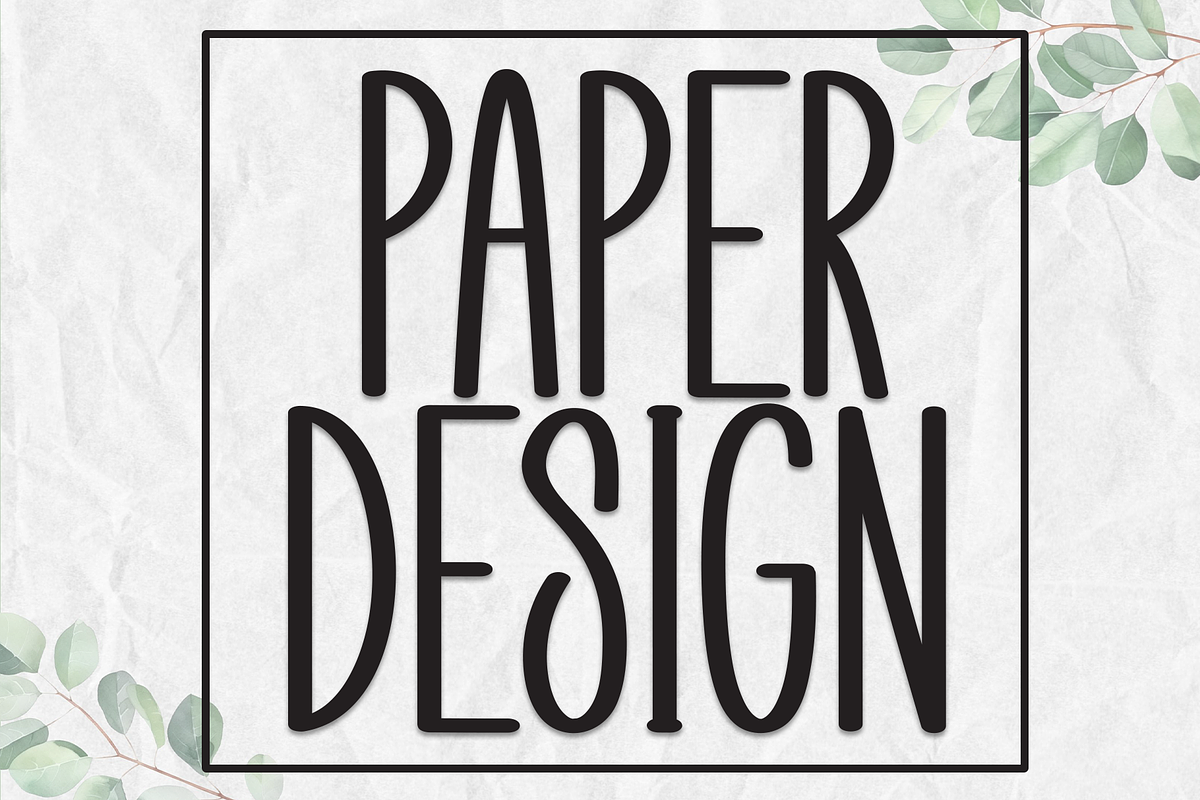 Paper Design | Script Font, a Script Font by Scratchones (Photo 1 of 8)
