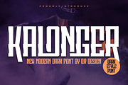 Kalonger Font, a Serif Font by QR Design Studio (Thumbnail 1 of 7)