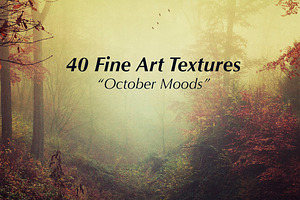 40 Fine Art Textures - October Moods