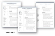 Professional Resume Template, a Resume Template by Advaita Printables (Thumbnail 2 of 6)