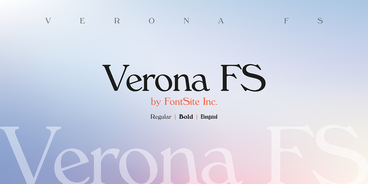 Verona FS, a Serif Font by FontSite Inc. (Photo 1 of 2)