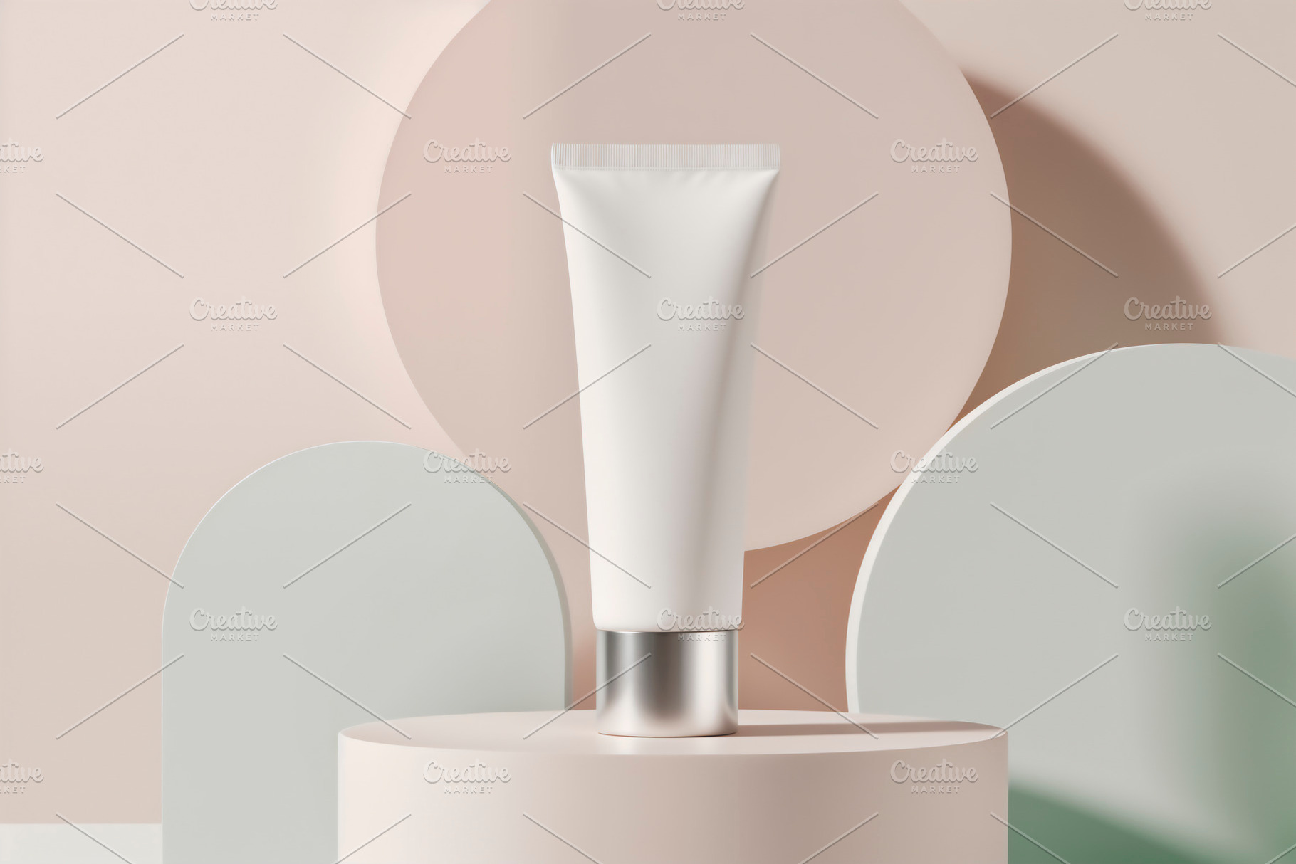 Cosmetic cream tube mockup, a Photo by rarrarorro