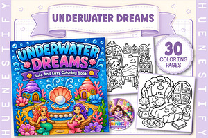 Underwater Dreams Coloring Book