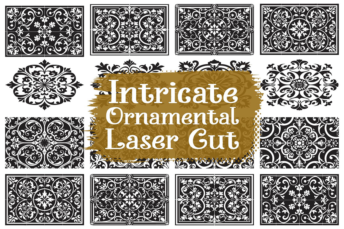 Luxury Ornamental Vector Panels, an Illustration by BIPLOB EXPERT