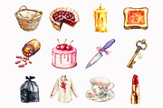 Watercolor Bad Housewife Clipart, an Illustration by Design Market (Thumbnail 3 of 4)