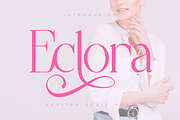 Eclora, a Serif Font by Rishsketch (Thumbnail 1 of 13)