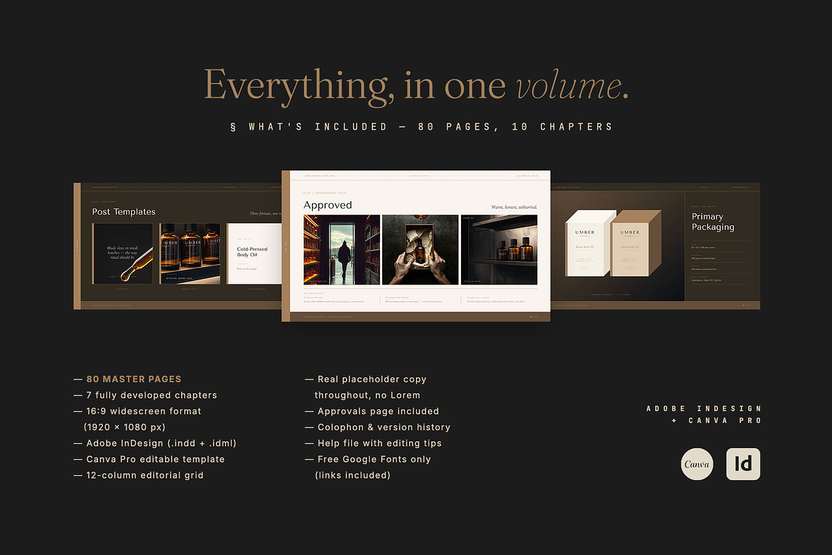UMBER / Brand Guidelines Template, a Presentation Template by Leleka.Store (Photo 4 of 20)