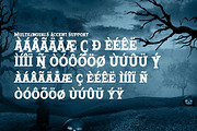 Hitrun – Bouncy Spooky Font, a Serif Font by Drizy (Thumbnail 6 of 10)