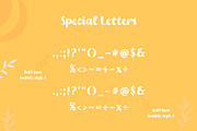 Bold burst bubble font, a Sans Serif Font by Mehul Munjani (Thumbnail 8 of 9)