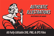 Women of Comics Illustration Pack, an Illustration by FM Era Studio (Thumbnail 2 of 7)