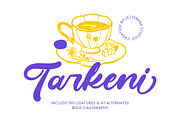 Tarkeni - Bold Calligraphy Font, a Script Font by Letterena Studios Script (Thumbnail 1 of 20)