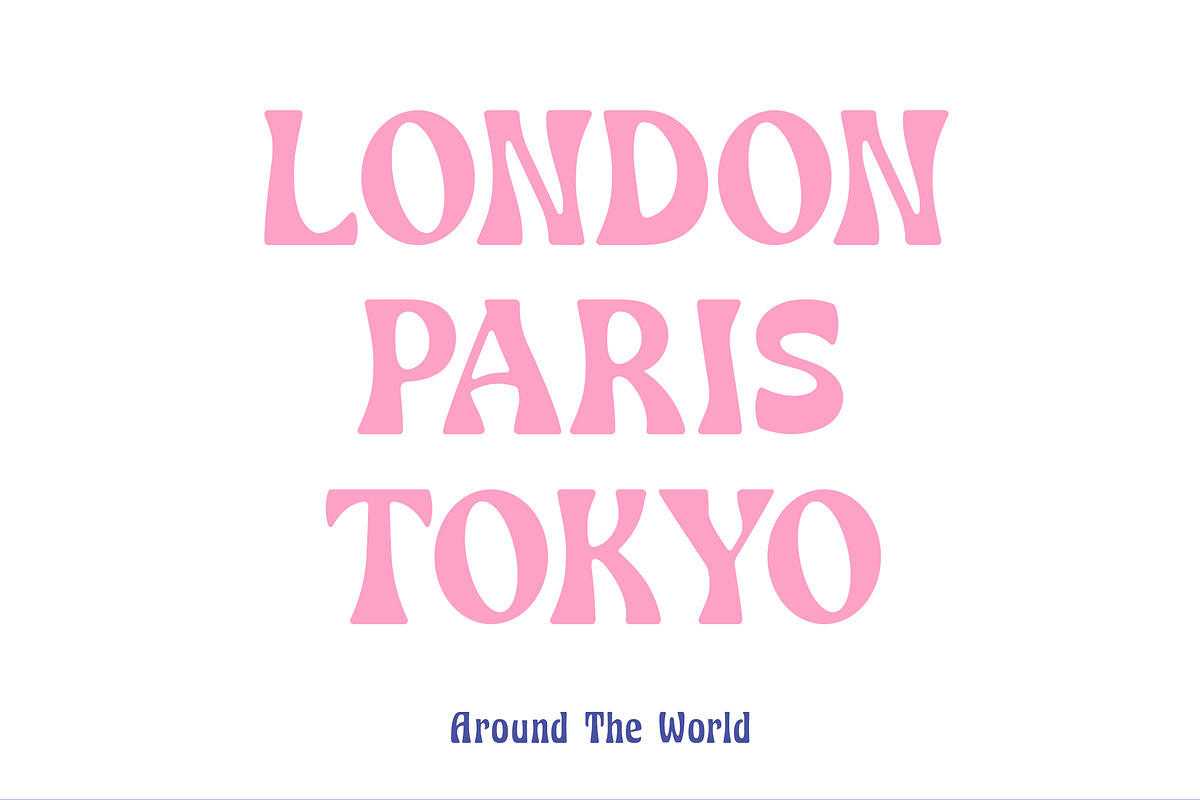 Funky Cosmic - Retro Groovy Font, a Serif Font by ariodsgn (Photo 8 of 10)