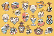 SKULLISME TROPICALYPTO ILLUSTRATION, an Object Illustration by Ramoniskull (Thumbnail 2 of 6)